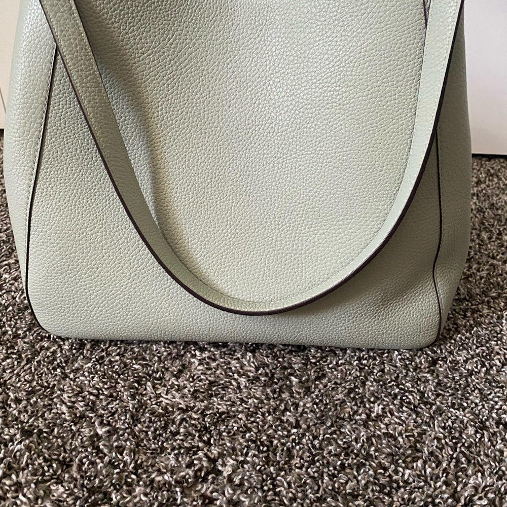EUC Kate Spade Leila medium shoulder bag Pistachio Green - Picture 6 of 13